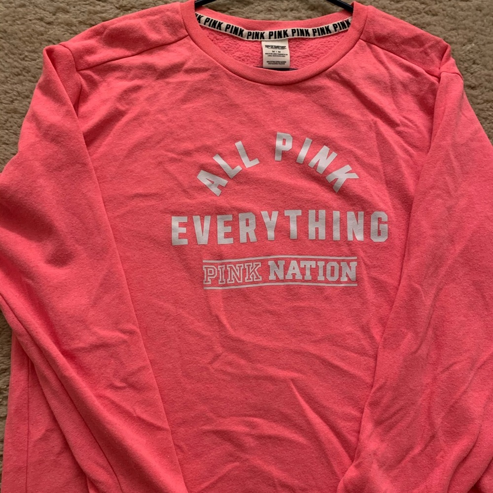 Victoria Secret PINK NATION crew neck